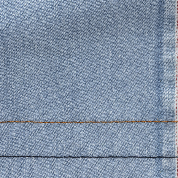 Made to measure Jeans Candiani light blue selvedge rigid