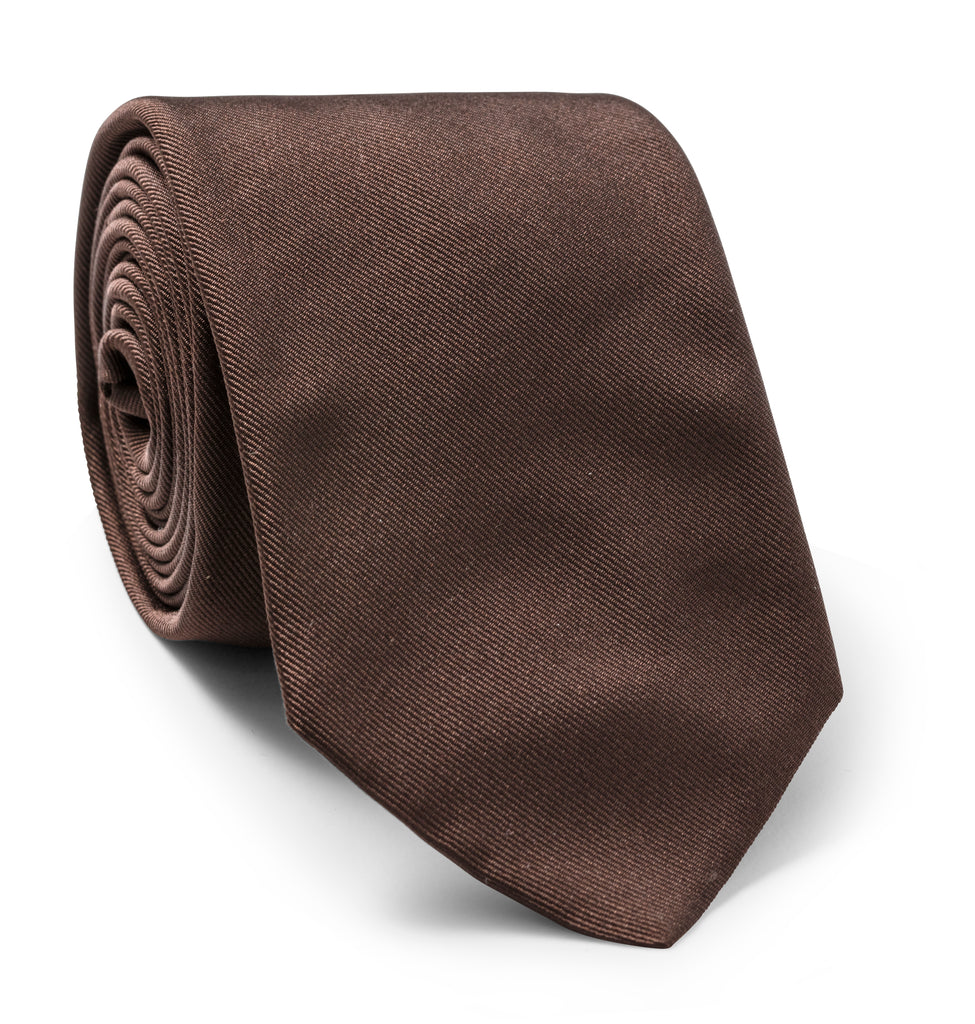 Chocolate Brown Silk