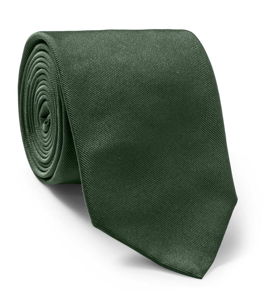 Bottle Green Silk