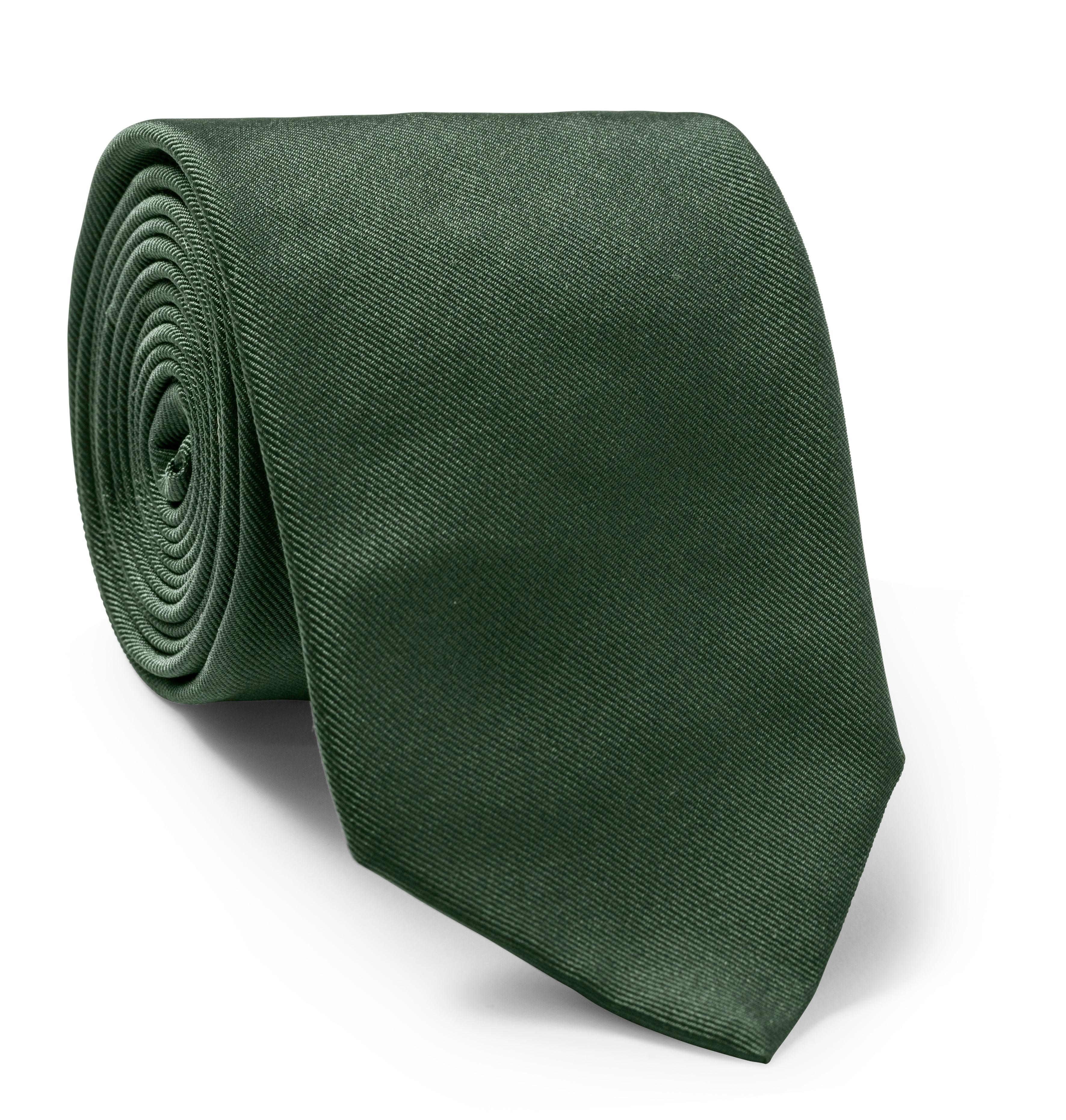 Bottle Green Silk