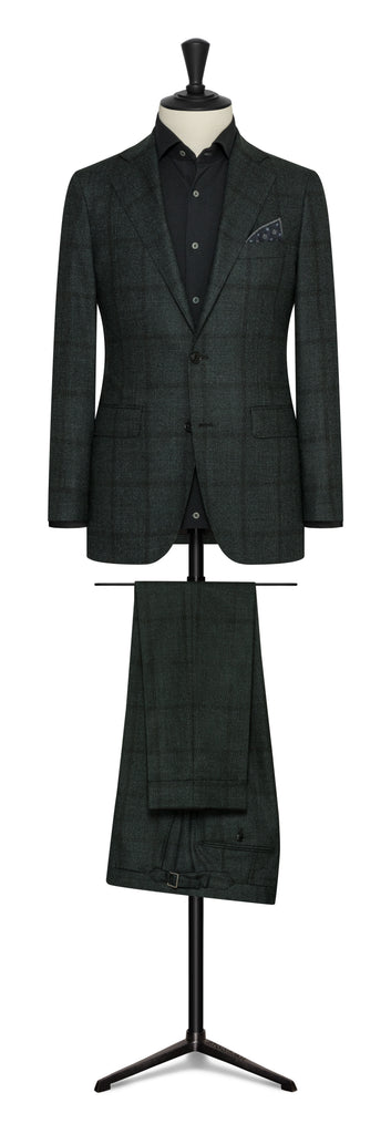 Albini Knit Dark Grey Piqué Doppio Cotton