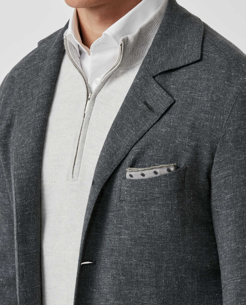 Papi Fabio Silver Grey Wool & Cashmere