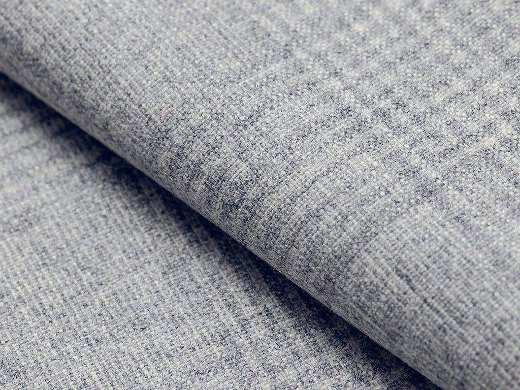 Carlo Barbera Smoke Grey Merino Wool & Cashmere With Tonal Glencheck