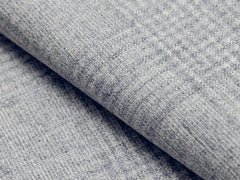 Carlo Barbera Smoke Grey Merino Wool & Cashmere With Tonal Glencheck