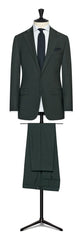 Loro Piana MOOVING Forest Green Stretch Wool with Micro Effect
