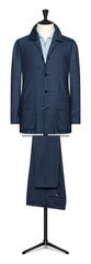 Loro Piana JERSELY Indigo Jersey Stretch Wool, Silk & Linen Twill