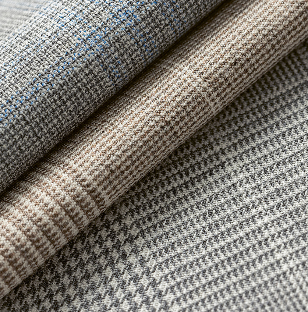 Drago Light Brown S130 Wool With Ivory Glencheck