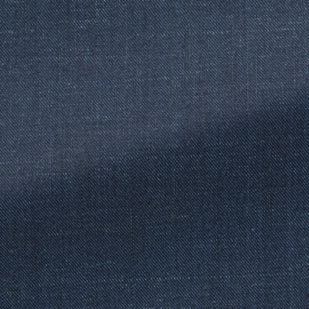 Loro Piana JERSELY Indigo Jersey Stretch Wool, Silk & Linen Twill Vest / Bodywarmer