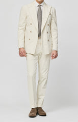 Pontoglio Off White Stretch Cotton Corduroy Inspiration