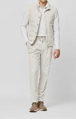 Pontoglio Ice Grey Stretch Cotton Corduroy Inspiration