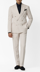 Lanificio Ermenegildo Zegna SILKSKIN Ecru Soft Touch Pure 100% Silk Twill