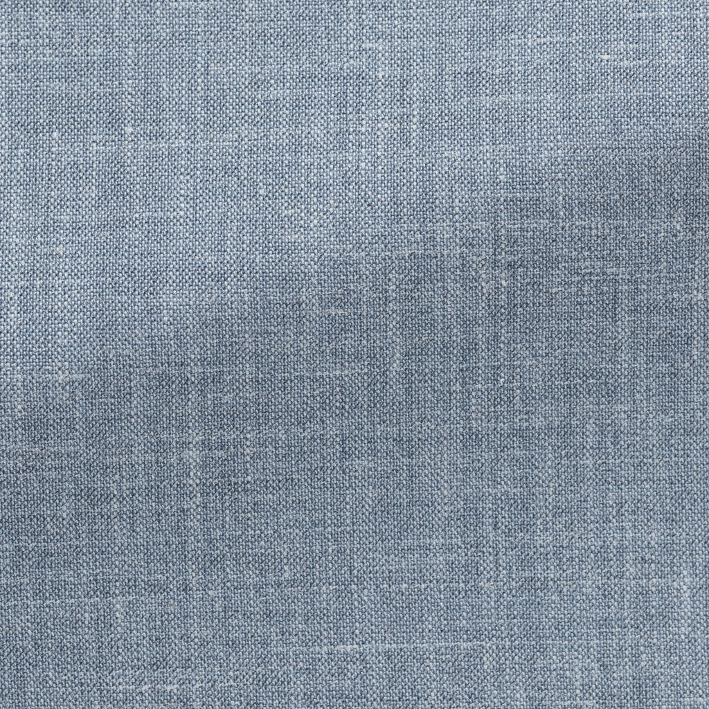 Trousers SUMMERTIME Light Neapolitan Blue Mélange Wool, Silk & Linen Tropical Weave