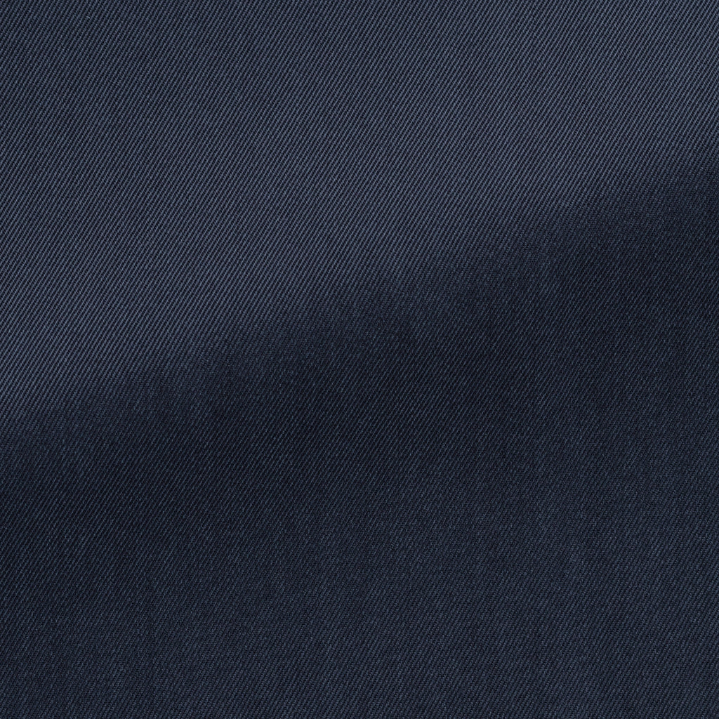 Lanificio Ermenegildo Zegna SILKSKIN Midnight Blue Soft Touch Pure 100% Silk Twill