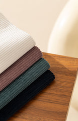 Pontoglio Mauve Stretch Cotton Corduroy