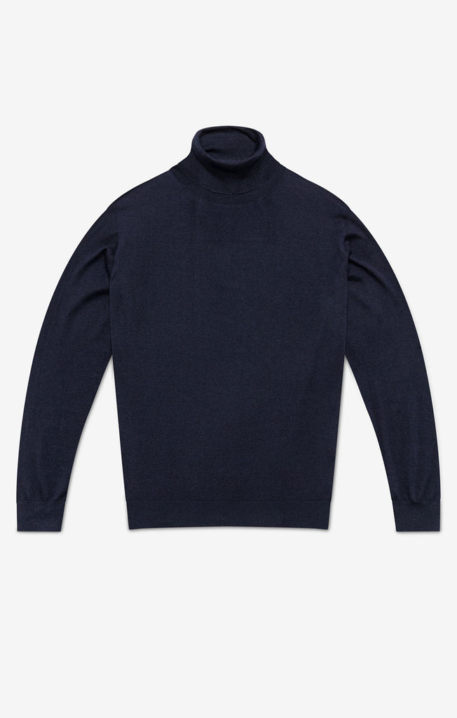 Cariaggi Navy Blue Cashmere & Silk
