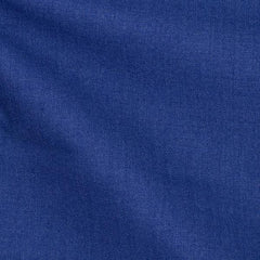 E. Thomas Prussian Blue Twill Wool, Silk & Cotton