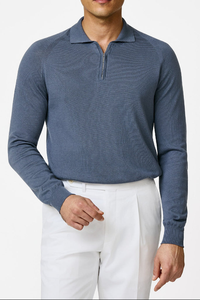 Slate Blue Cotton-silk