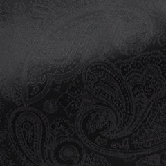 8496 Jacquard Black with Tonal Paisley