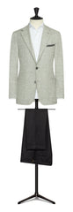 Trousers Barberis Canonico Black Flannel S120 Merino Wool with Natural Stretch