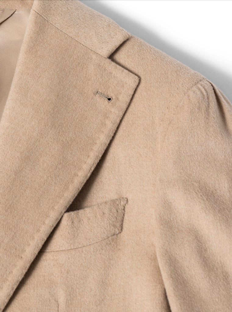 Loro Piana BACTRIAN Warm Sand Brushed Pure Baby Camel Plain Weave