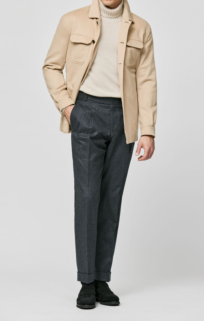 Loro Piana BACTRIAN Warm Sand Brushed Pure Baby Camel Plain Weave