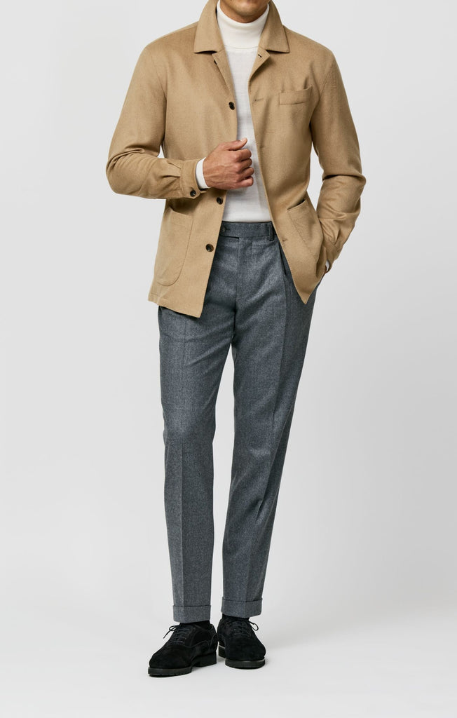 Loro Piana BACTRIAN Soft Caramel Brushed Pure Baby Camel Plain Weave