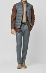 Drago Rust Brown Wool Silk Linen Herringbone Inspiration