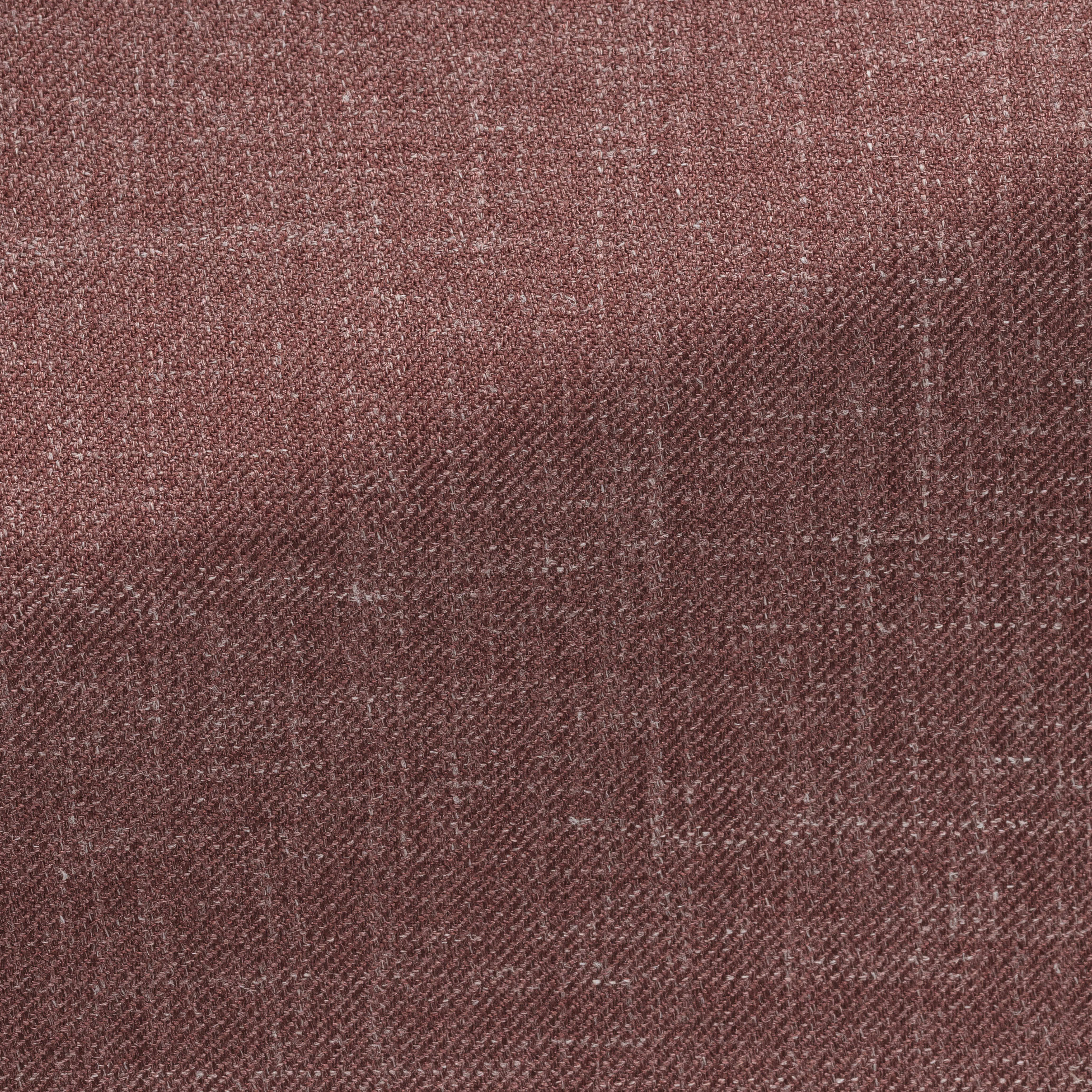 Di Pray Dusty Red Mélange Wool, Silk & Linen Twill Lightweight Vest / Bodywarmer