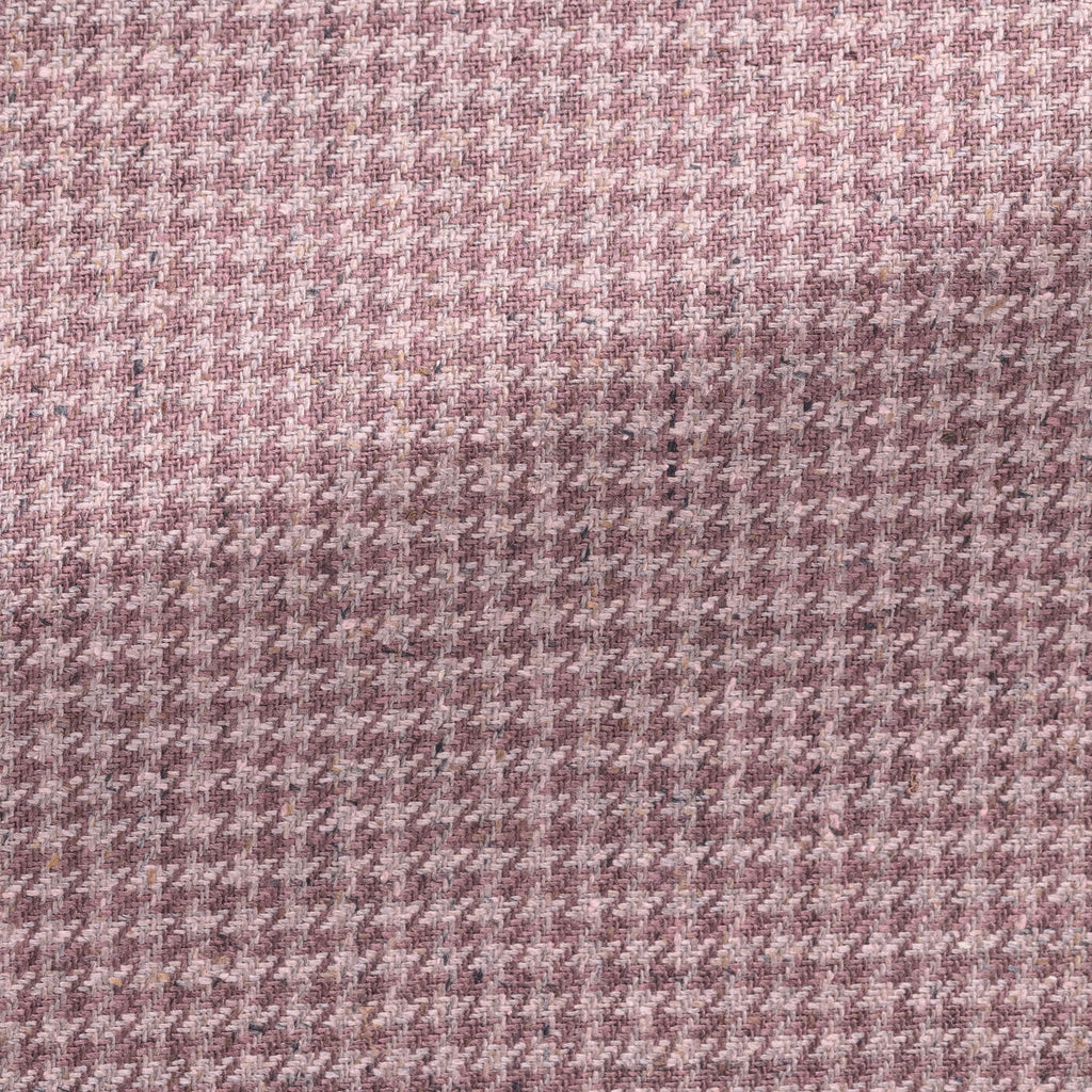 Di Pray Mauve & Pink Pure Silk Houndstooth
