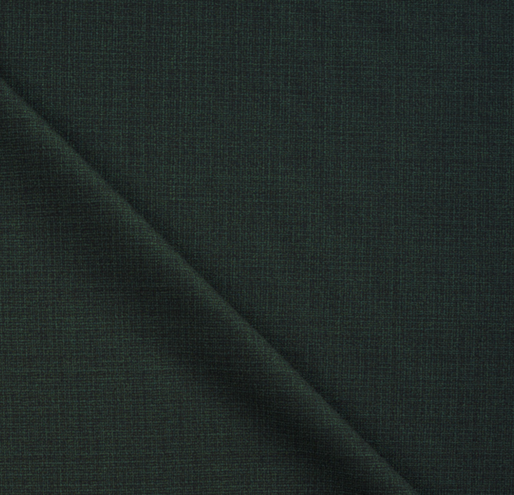 Ariston di Napoli Contemporary Collection Doppio Ritorto S130s Merino Wool Forest Green Faux Uni