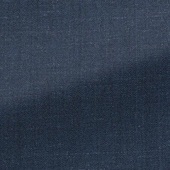 Trousers Loro Piana JERSELY Indigo Stretch Tropical Wool, Silk & Linen Twill