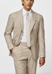Loro Piana CASHMERE AWARD MOVE Sand Stretch Cashmere Plain Weave
