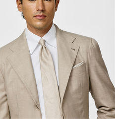 Loro Piana CASHMERE AWARD MOVE Sand Stretch Cashmere Plain Weave