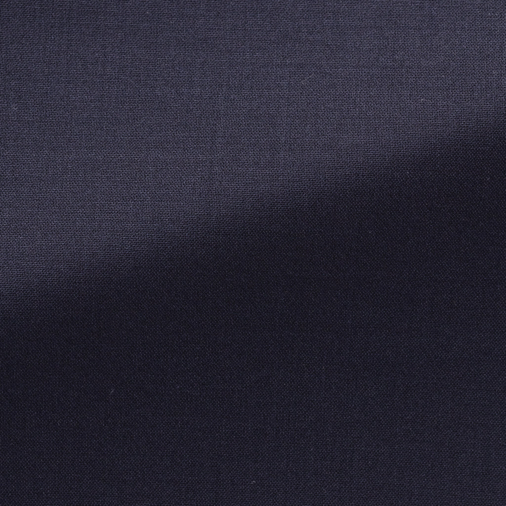 WISH Dark Blue S170 Fine Merino Virgin Wool Plain Lightweight Weave