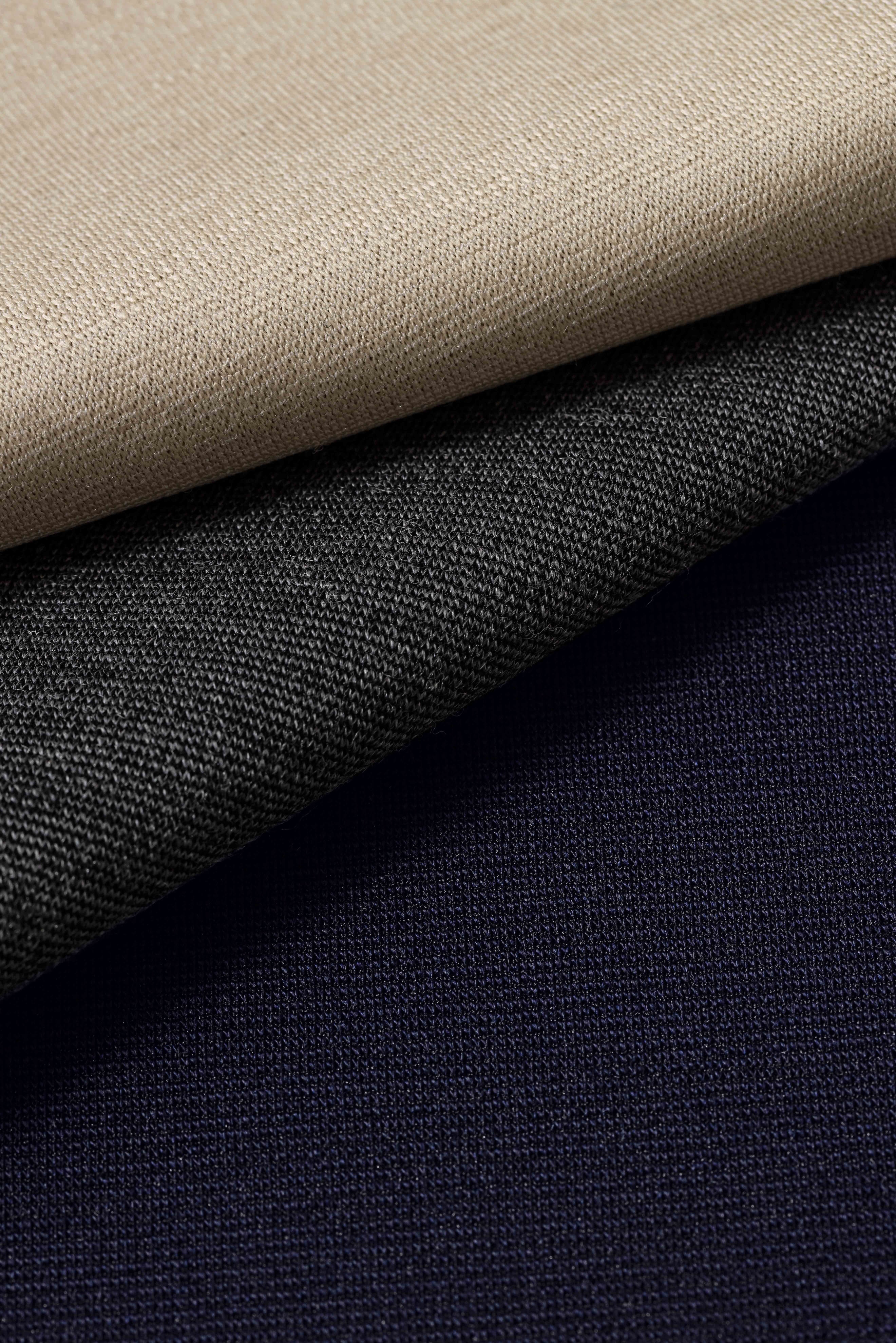 ZELANDER Sand Stretch Knit Wool Blend