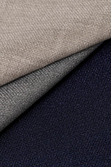 LIGHTMOVE Smoke Grey Stretch Wool & Silk Hopsack