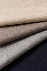 Trousers Carlo Barbera Wool, Lyocell & Cashmere Stretch Oatmeal Twill
