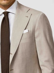 Dark Brown Pure Silk Grenadine Tie