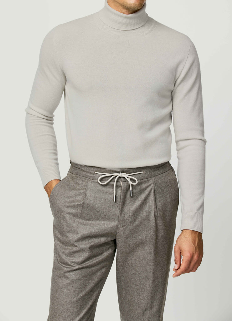 Carriagi Light Grey Pure Cashmere