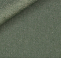 Albiate Old School Pure Cotton Denim Mid Green Twill