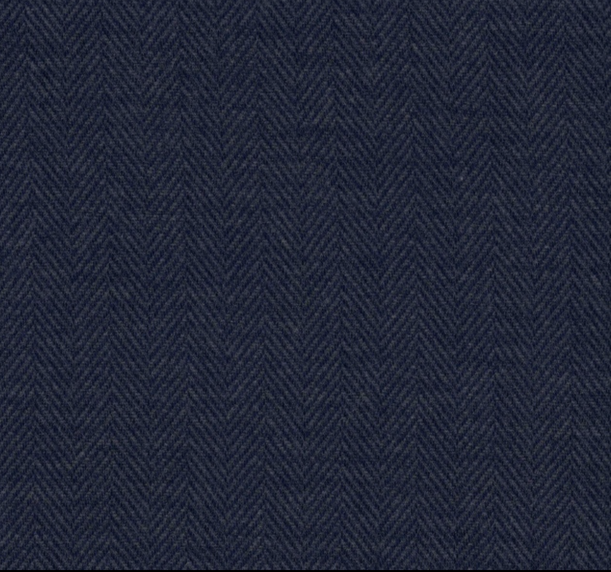 Ariston di Napoli Double Jersey Fancy Herringbone Blue Cotton, Cashmere & Modal Stretch