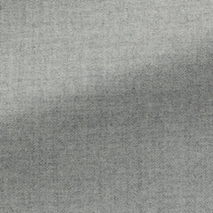 Loro Piana Light Grey Merino Wool Stretch Flannel