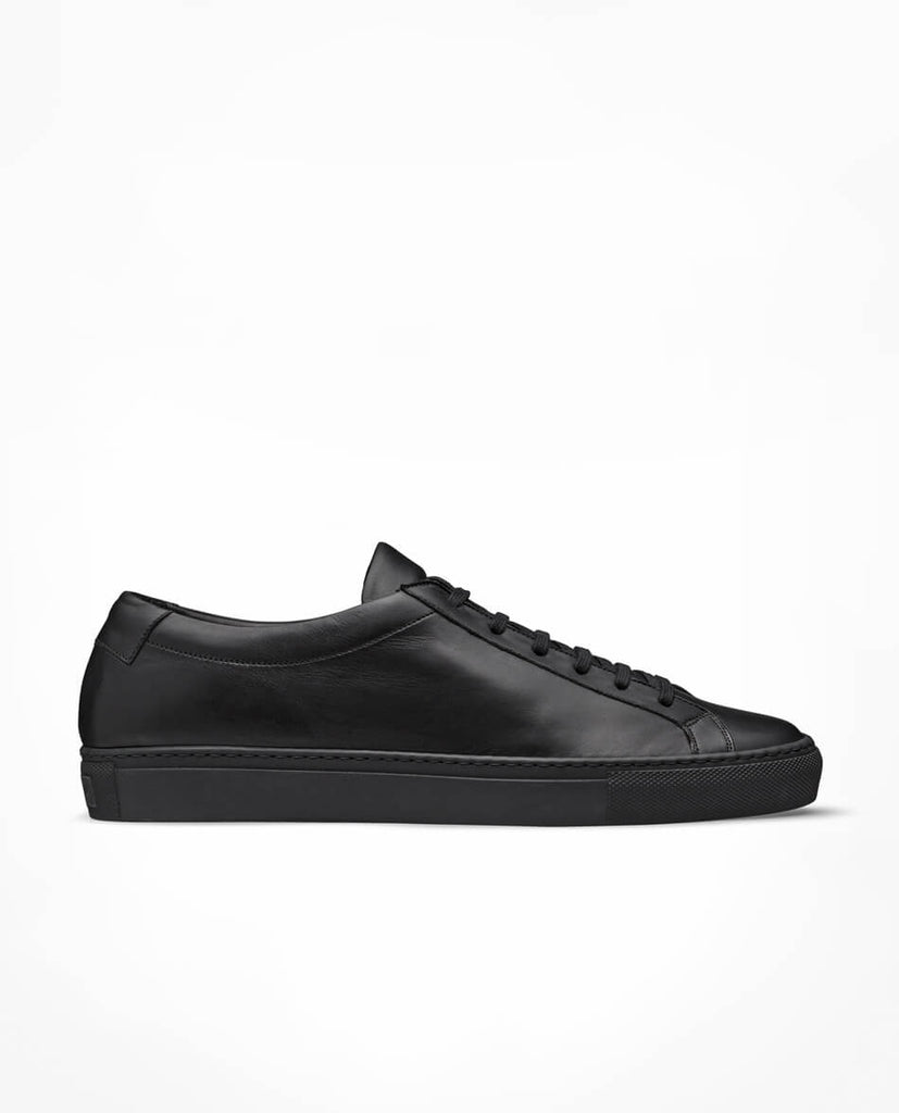 Low Top Sneakers Black Calf
