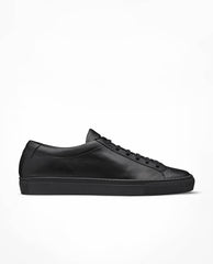 Low Top Sneakers Black Calf