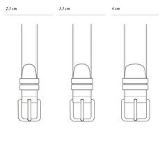 Custom Made Grain Calf Forest Green Belt