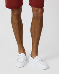 Boat Sneaker Low-top White Grain Calf