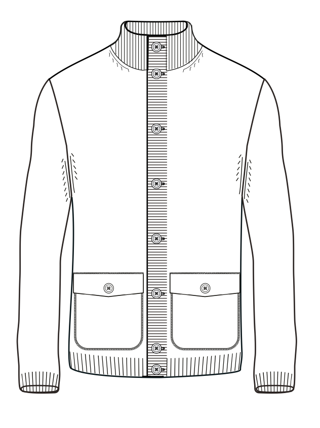 Papi Fabio Dark Taupe Wool & Cashmere