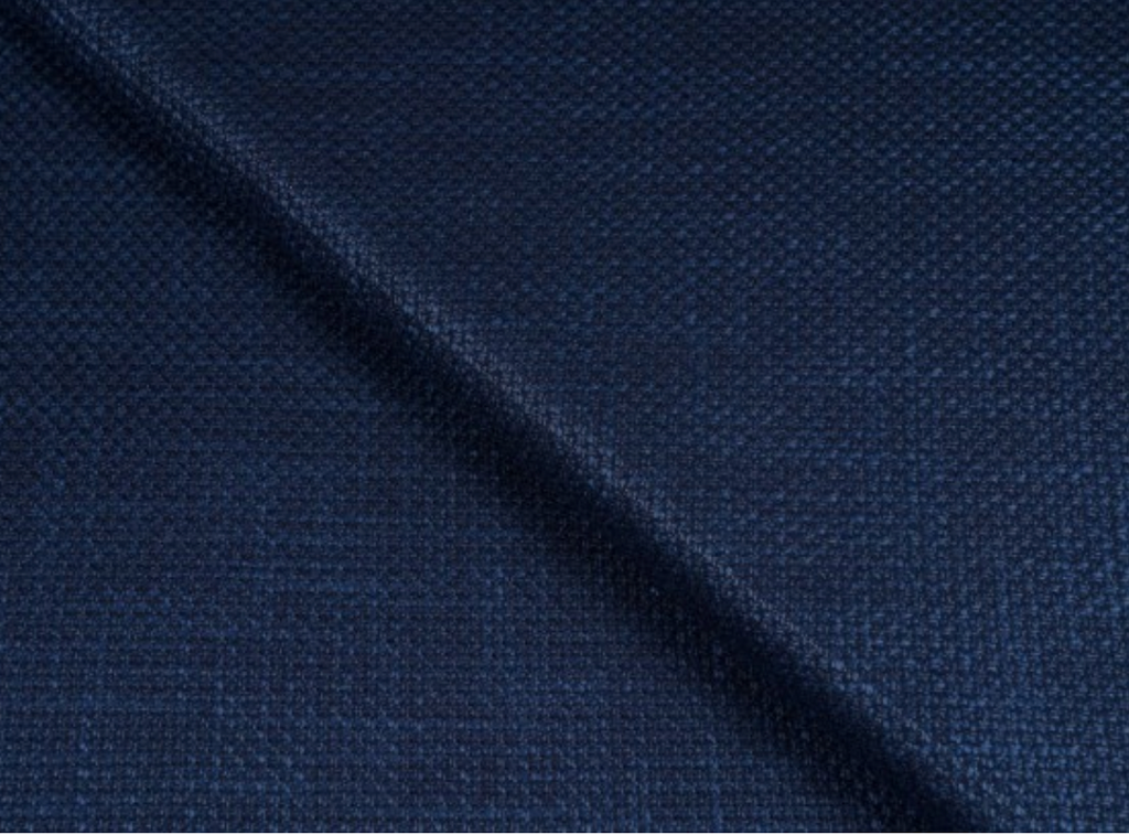 Caccioppoli di Napoli Navy Blue 3D Hopsack Wool (70%), Cotton (15%), Silk (11%) & Linen (4%)