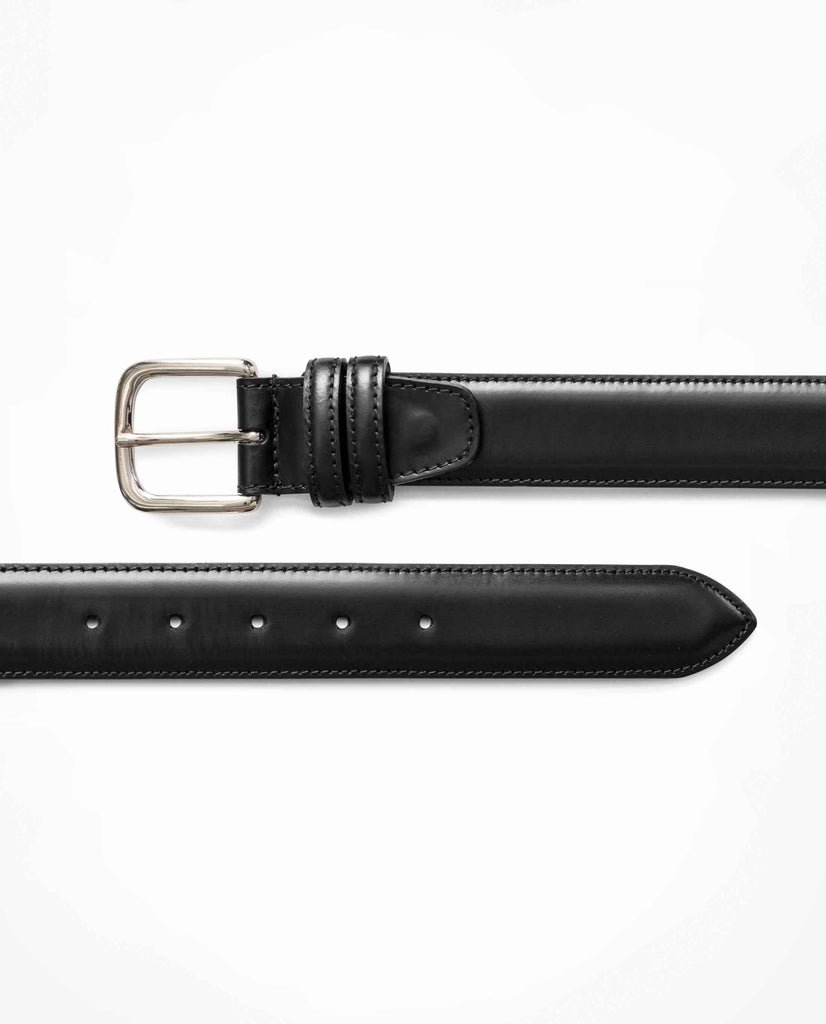 Custom Made Black Fine Calf Belt