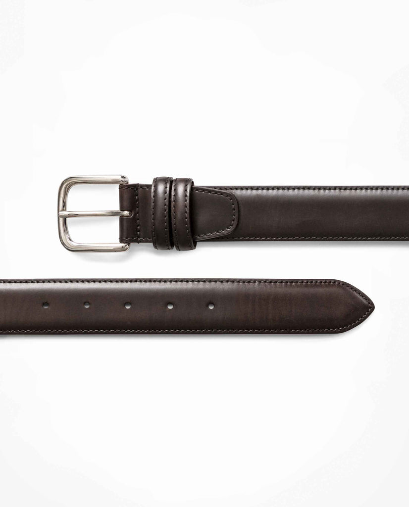 Custom Made Dark Brown Fine Calf Belt